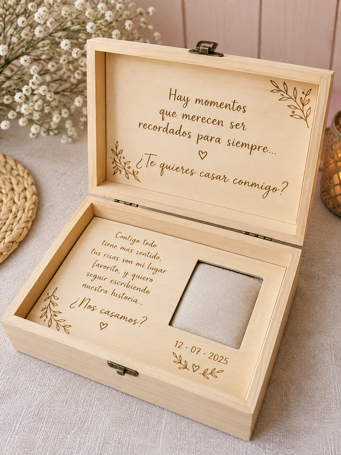 Caja de madera para reloj